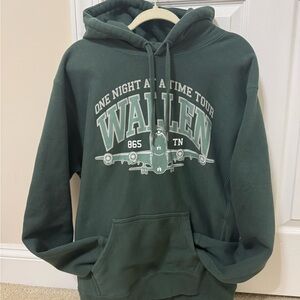 AUTHENTIC Morgan Wallen Green Plane Tour Hoodie